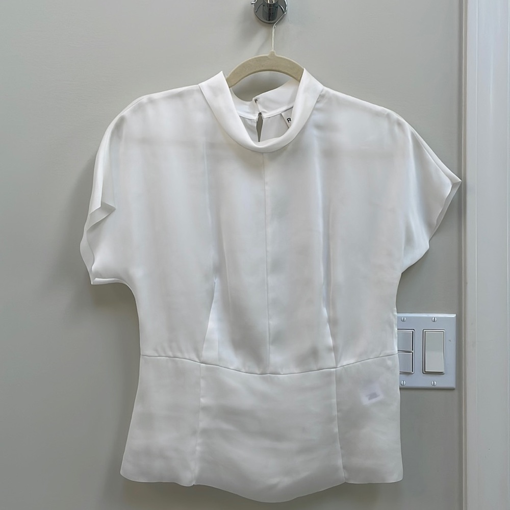 Reiss White Kimono Top
